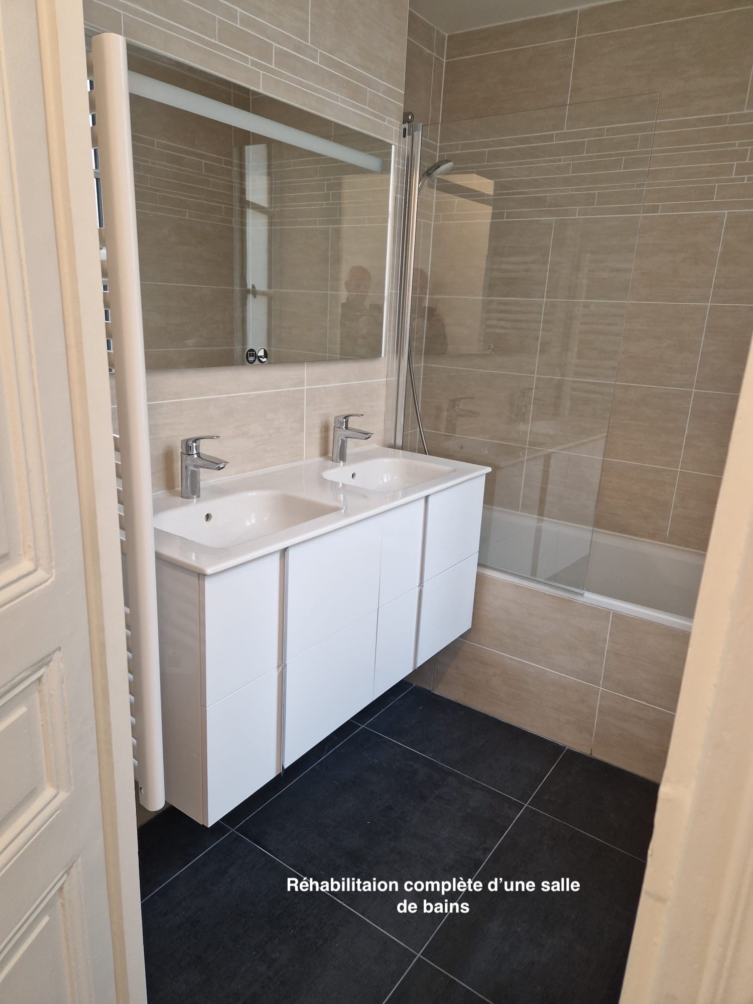 S de B 2 Réhabilitation complète d'une salle de bains